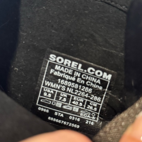 Sorel Women’s NL2264 Nubuck Brown Joan of Arctic Wedge Winter Boots - Picture 6 of 6